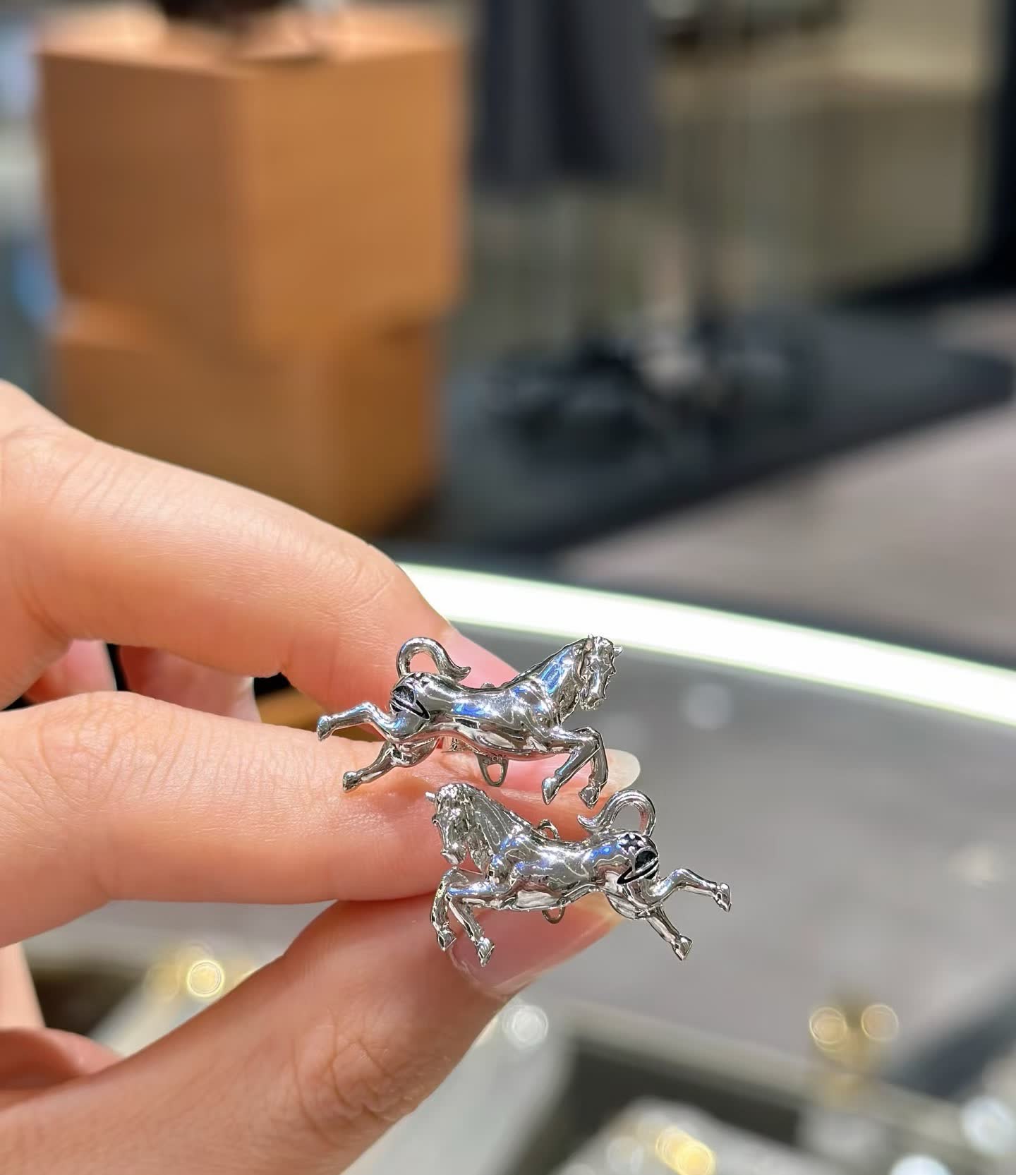 Vivienne Westwood Vivien Westwood Gold Horse Stud Earrings